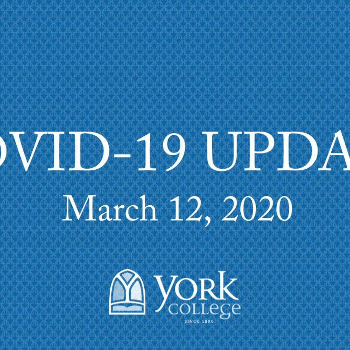 York College Extends Spring Break Will Resume Classes Online In