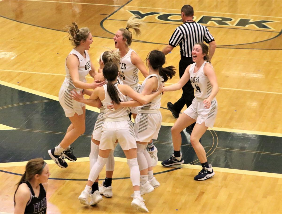 York G Bb celebrates
