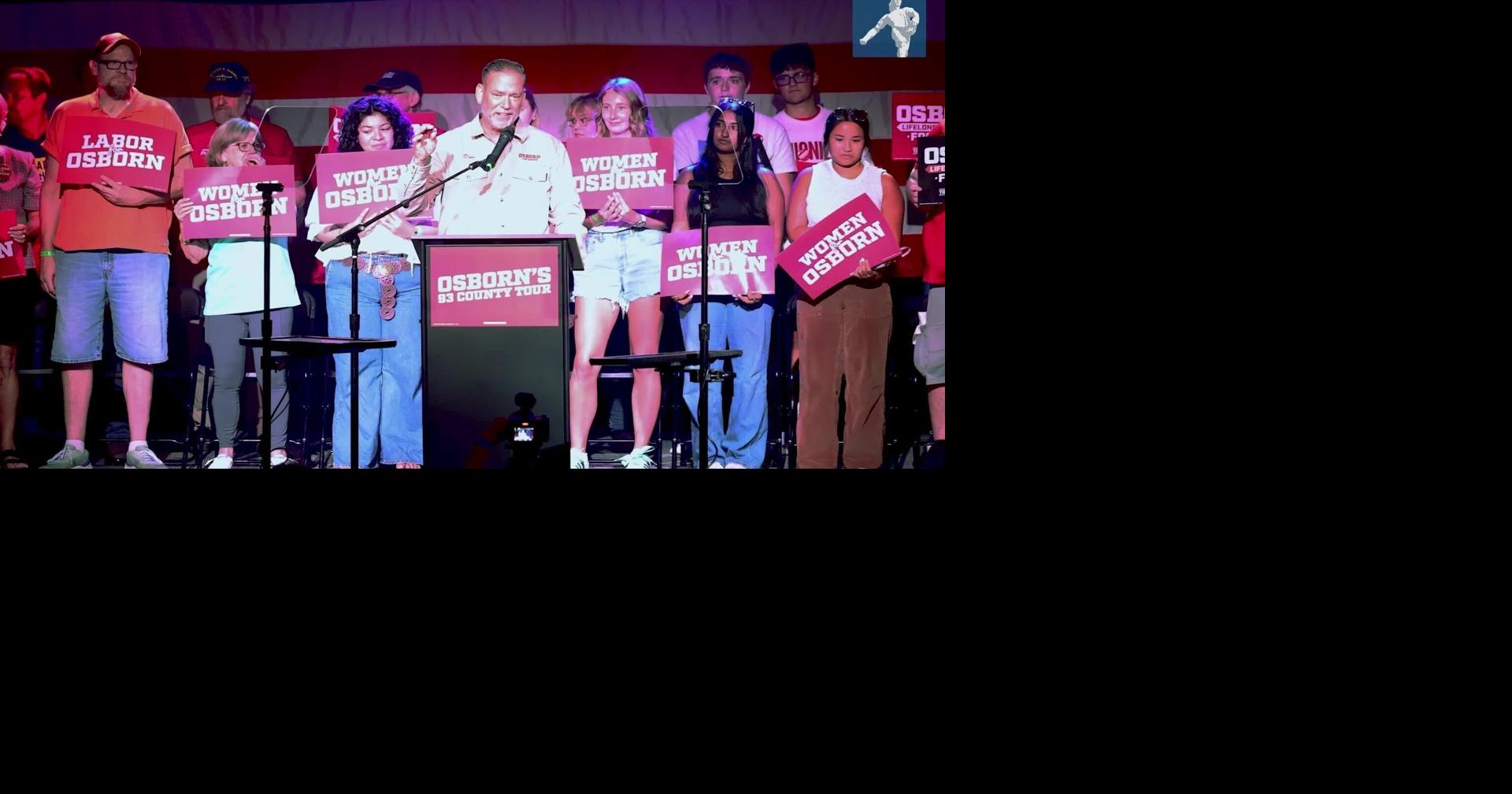 Dan Osborn holds campaign rally in Lincoln