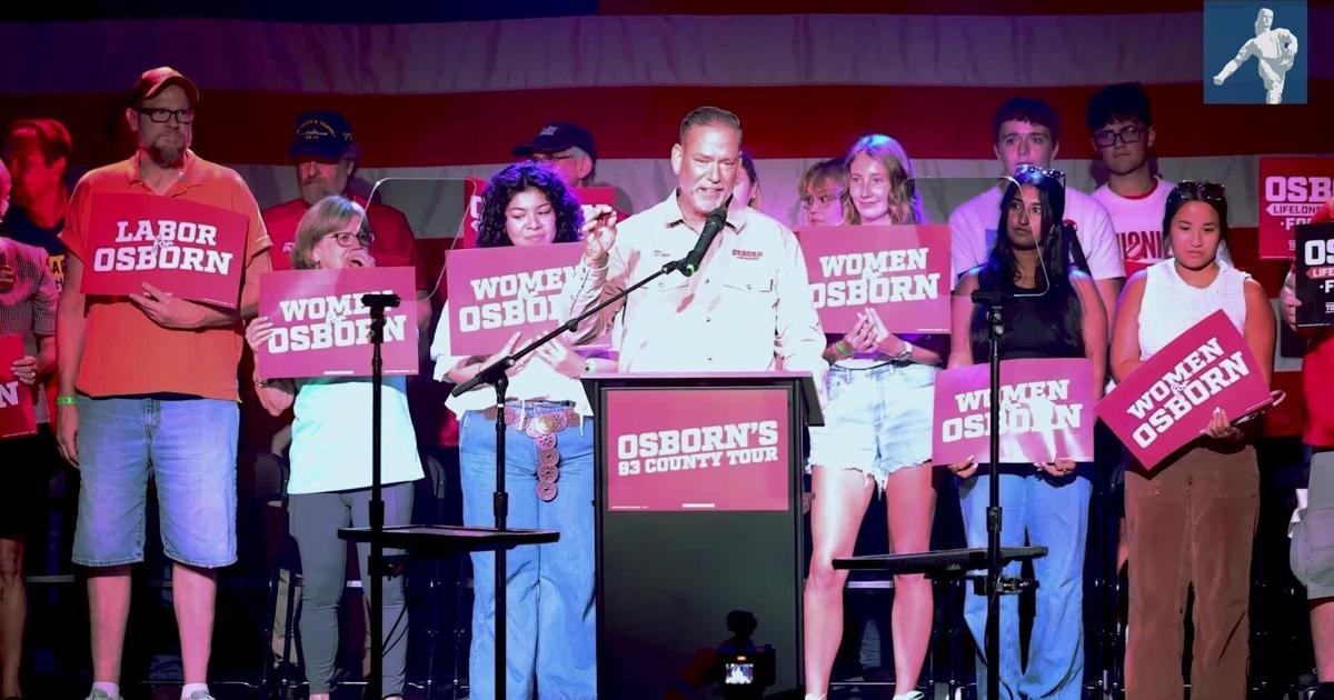 Dan Osborn holds campaign rally in Lincoln