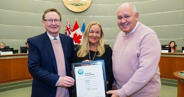 Markham receives WCCD Platinum-Level ISO data certification - Vimarsana News