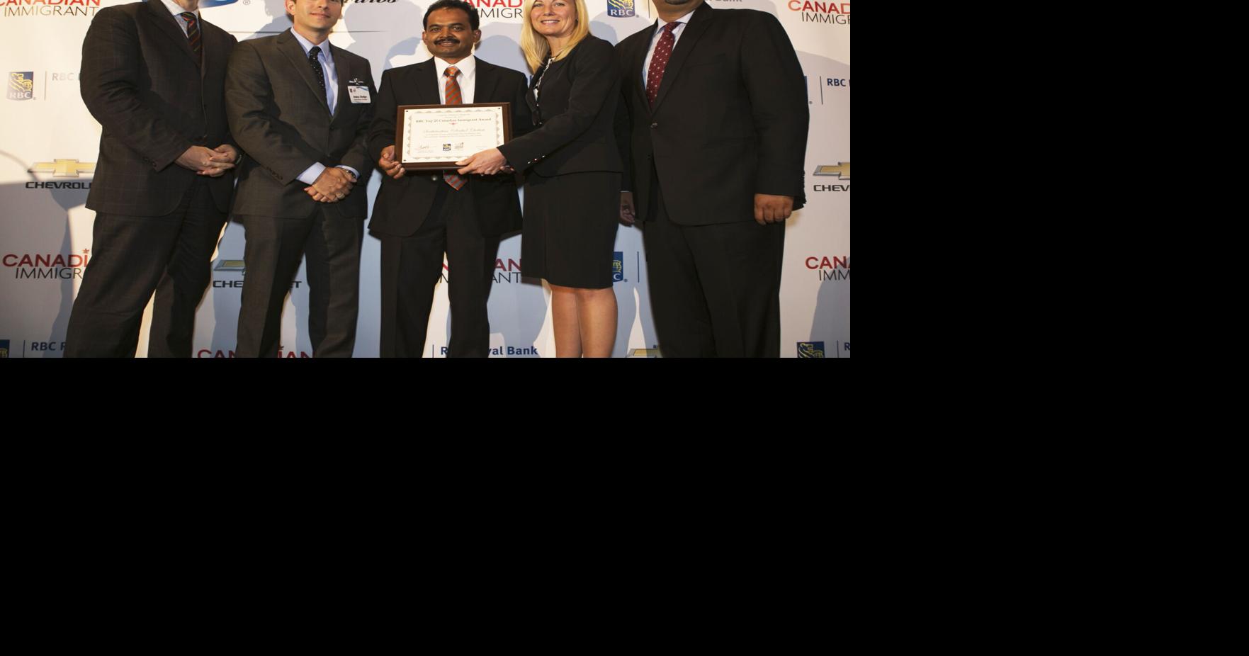Markham man wins RBC immigrant award