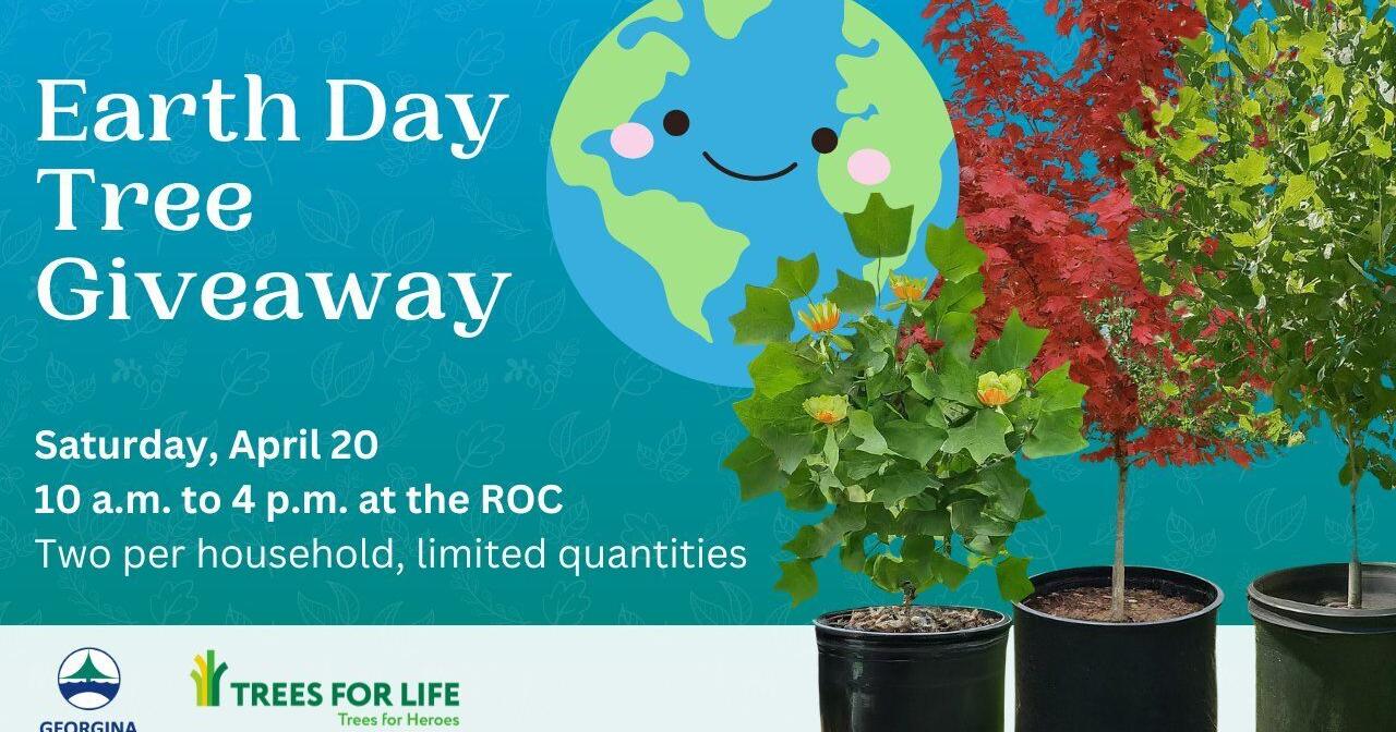 Georgina gives away trees for Earth Day - Vimarsana News