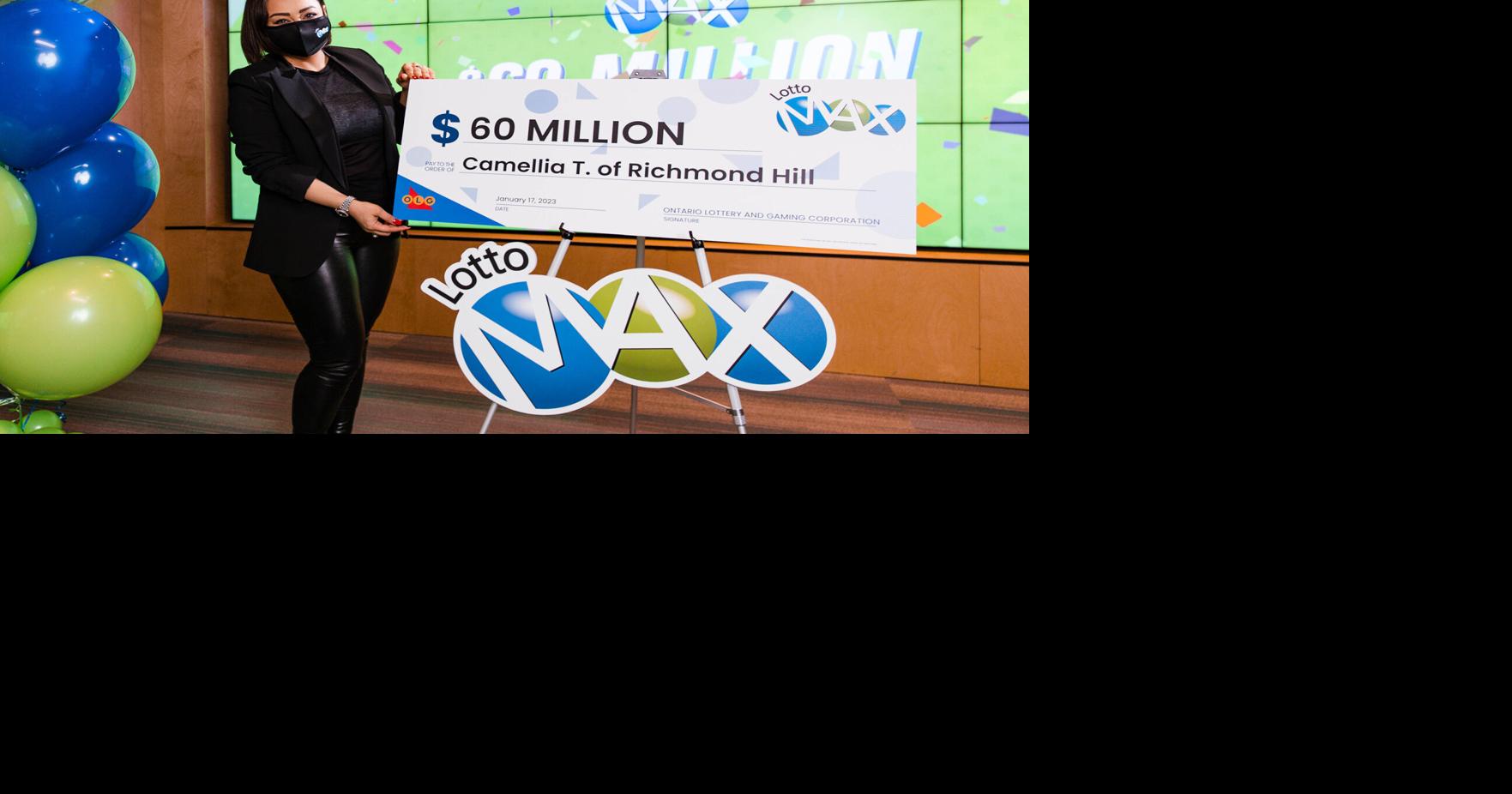 I want to see the whole world': Richmond Hill resident wins $60 million  Lotto Max jackpot and here's video of her picking up her winnings