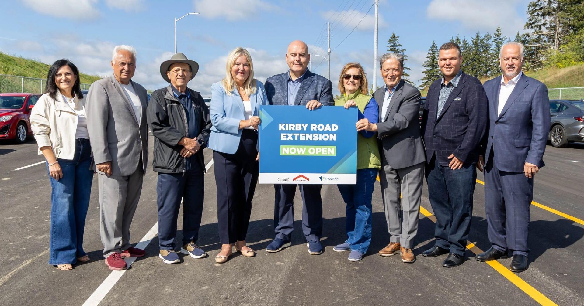 Vaughan Kirby Road extension officially opens to traffic