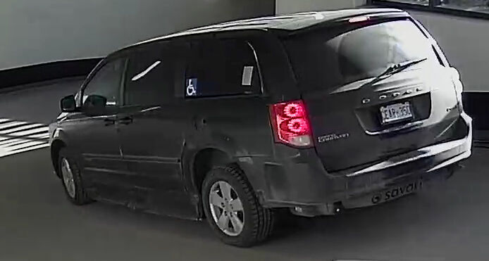 Armed abduction suspect vehicle