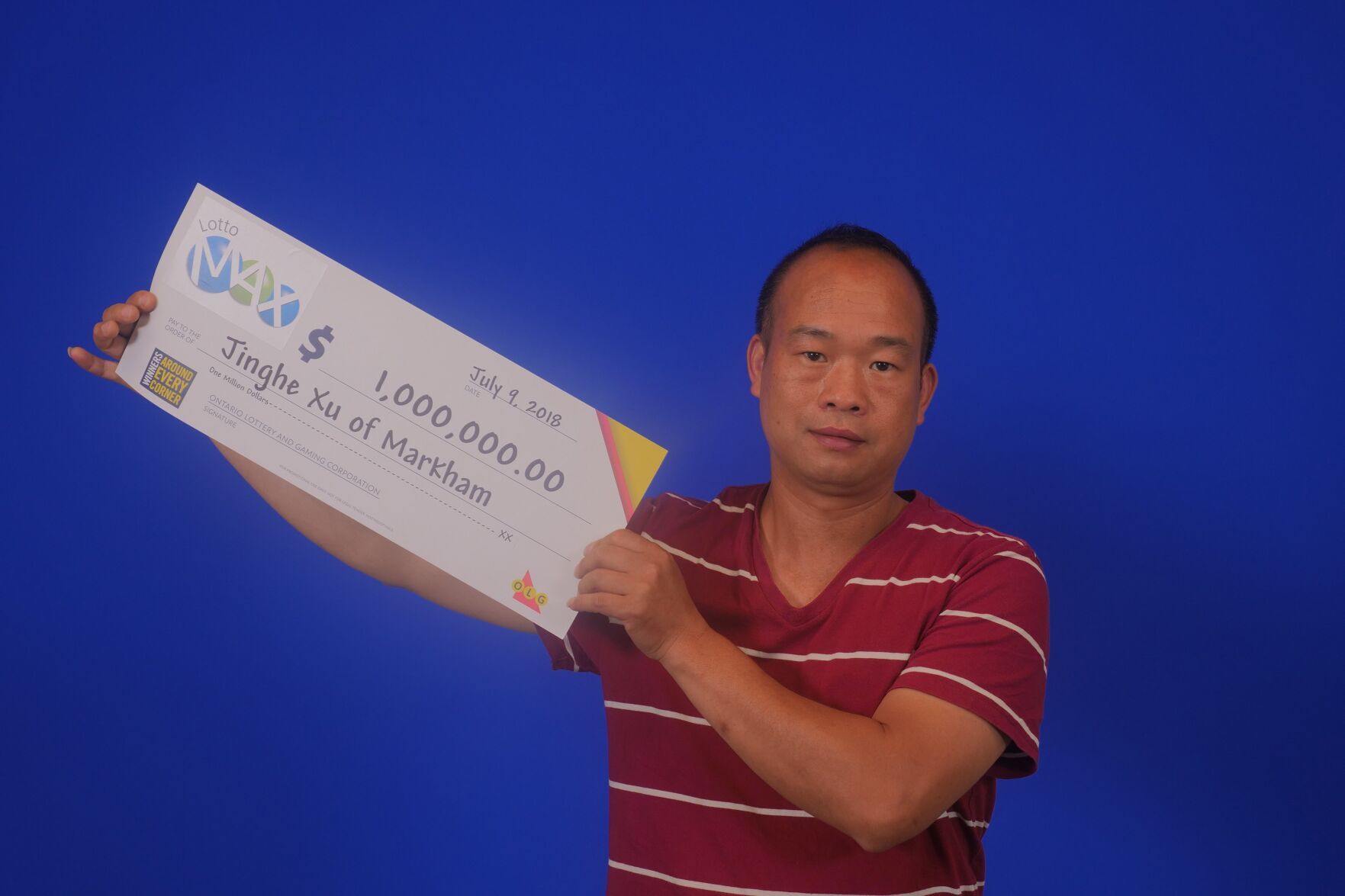 Markham man scores 1 million win playing Lotto Max