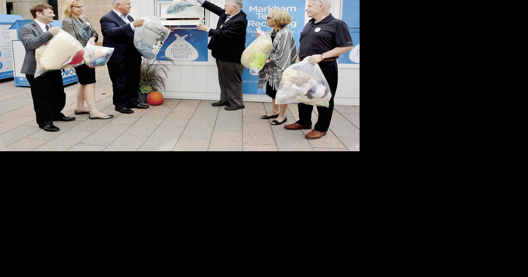 Markham officially launches its textile recycling program