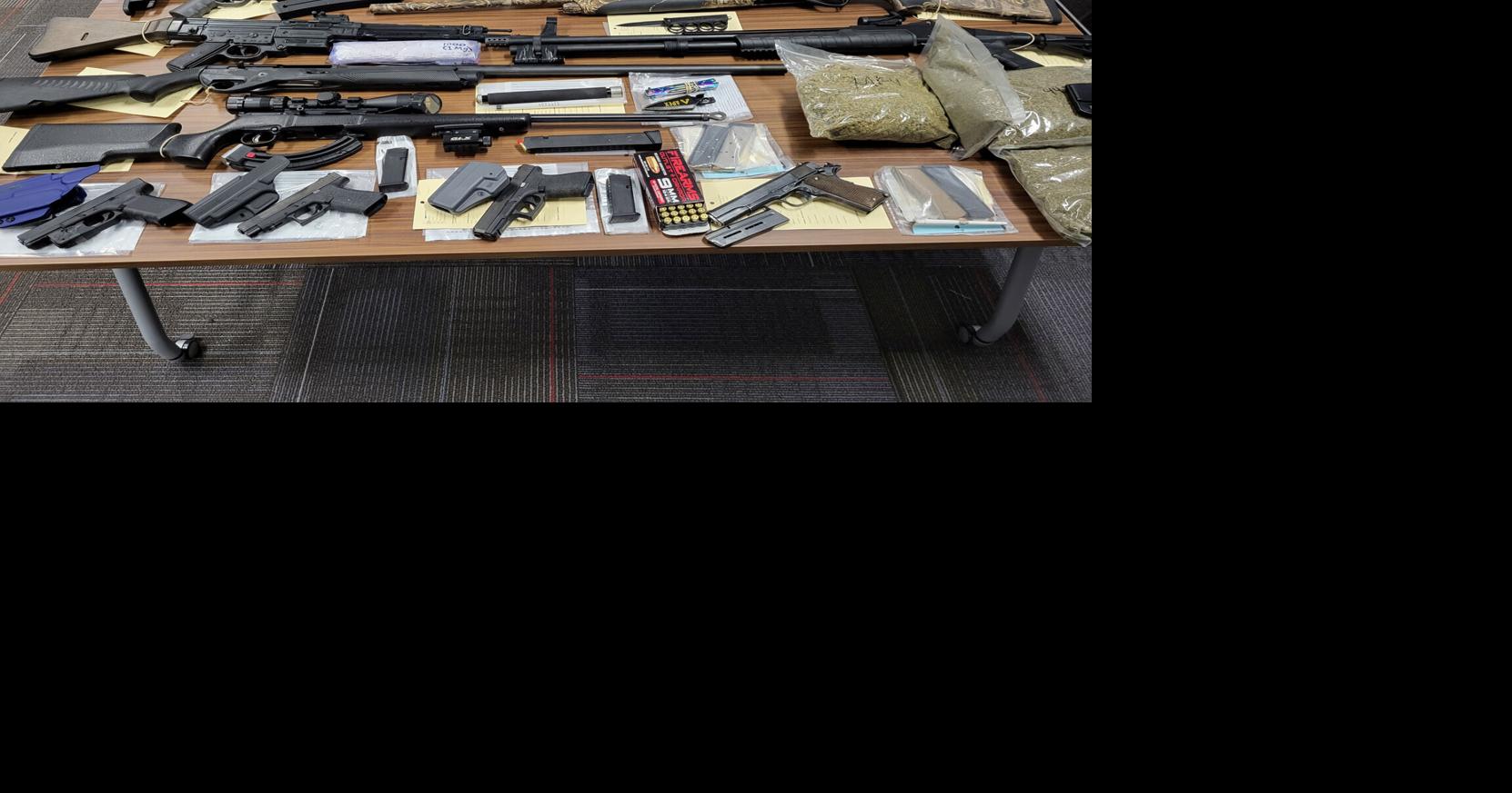 ‘Arsenal’ of weapons, drugs seized, claim York police