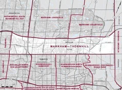Markham Unionville Riding Markham—Thornhill remains red since 2015