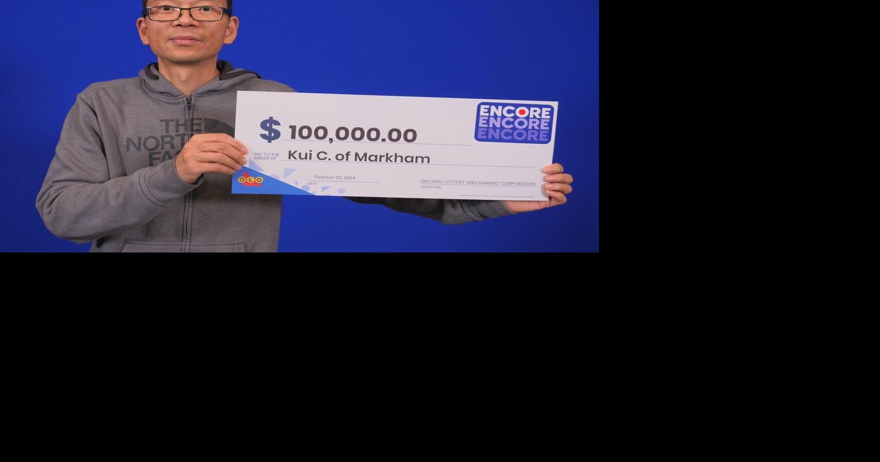 Markham lottery winner has a few plans for his money