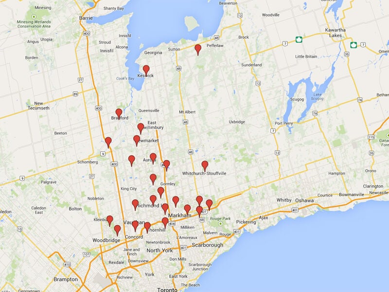 New Map Shows Sex Offenders Spread Across York Region
