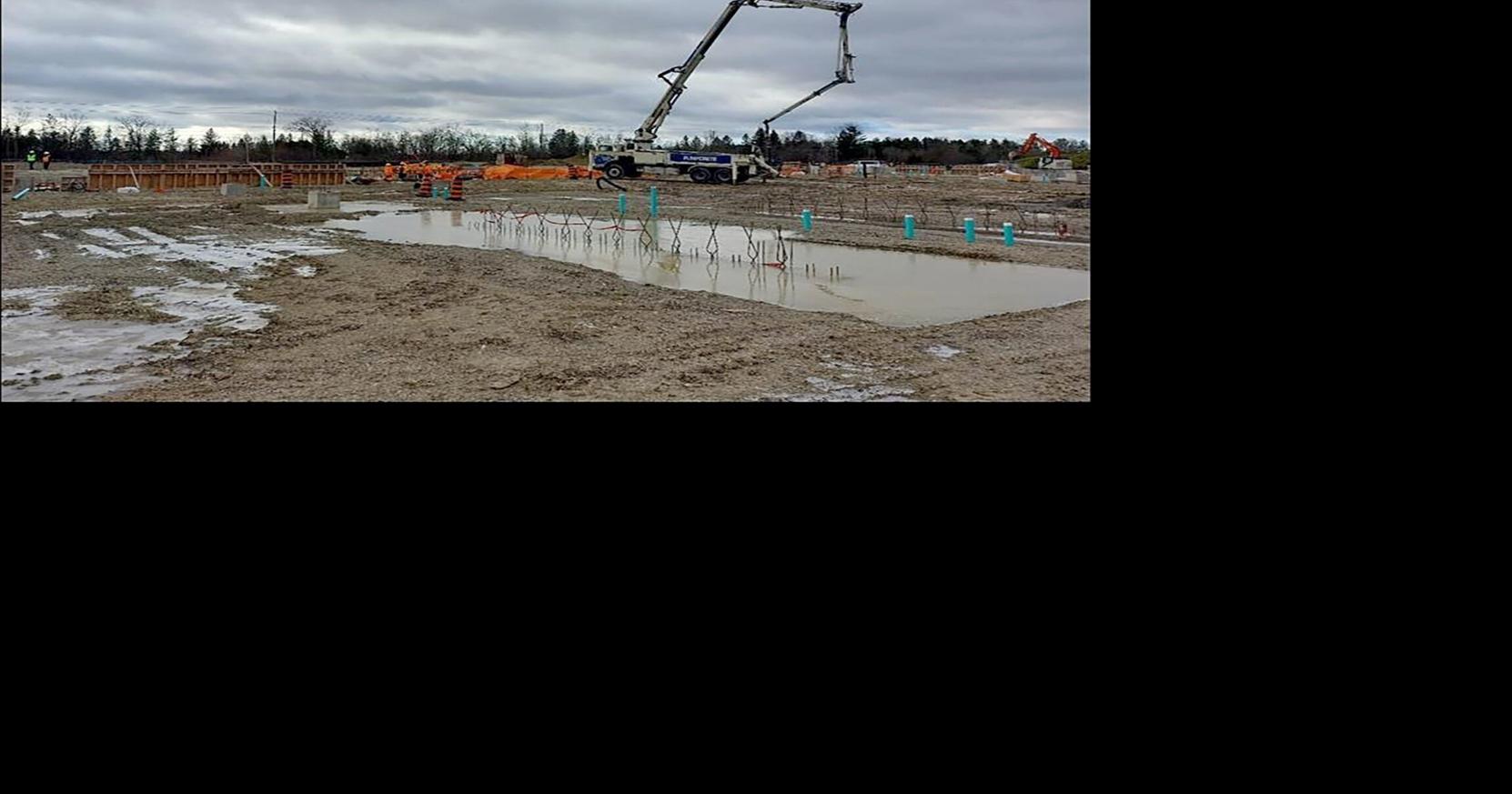 Ice rink construction begins at Township-Wide Recreation Centre in King