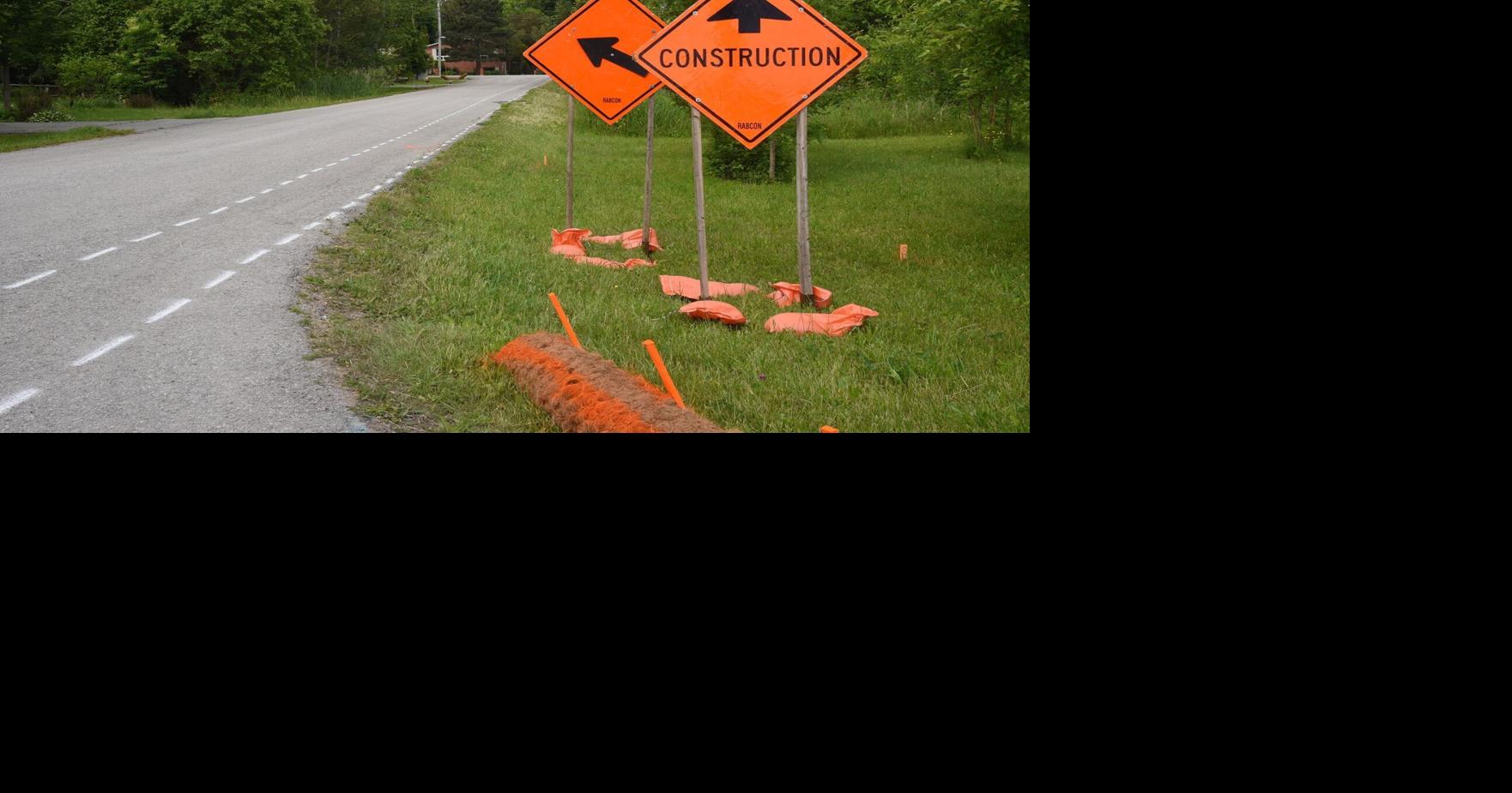 WHAT’S GOING ON HERE? Water main construction in Jackson’s Point