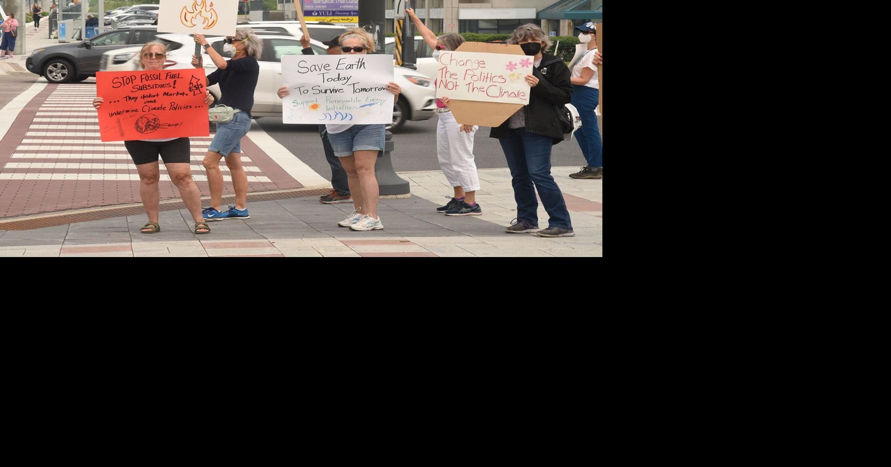 Protesters demand federal action on climate change