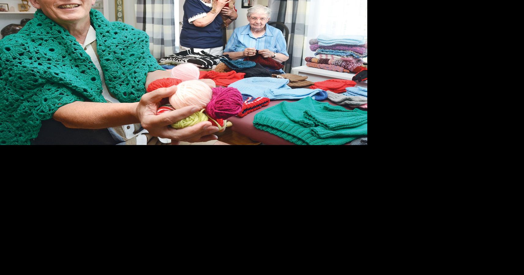 Knitting for homeless