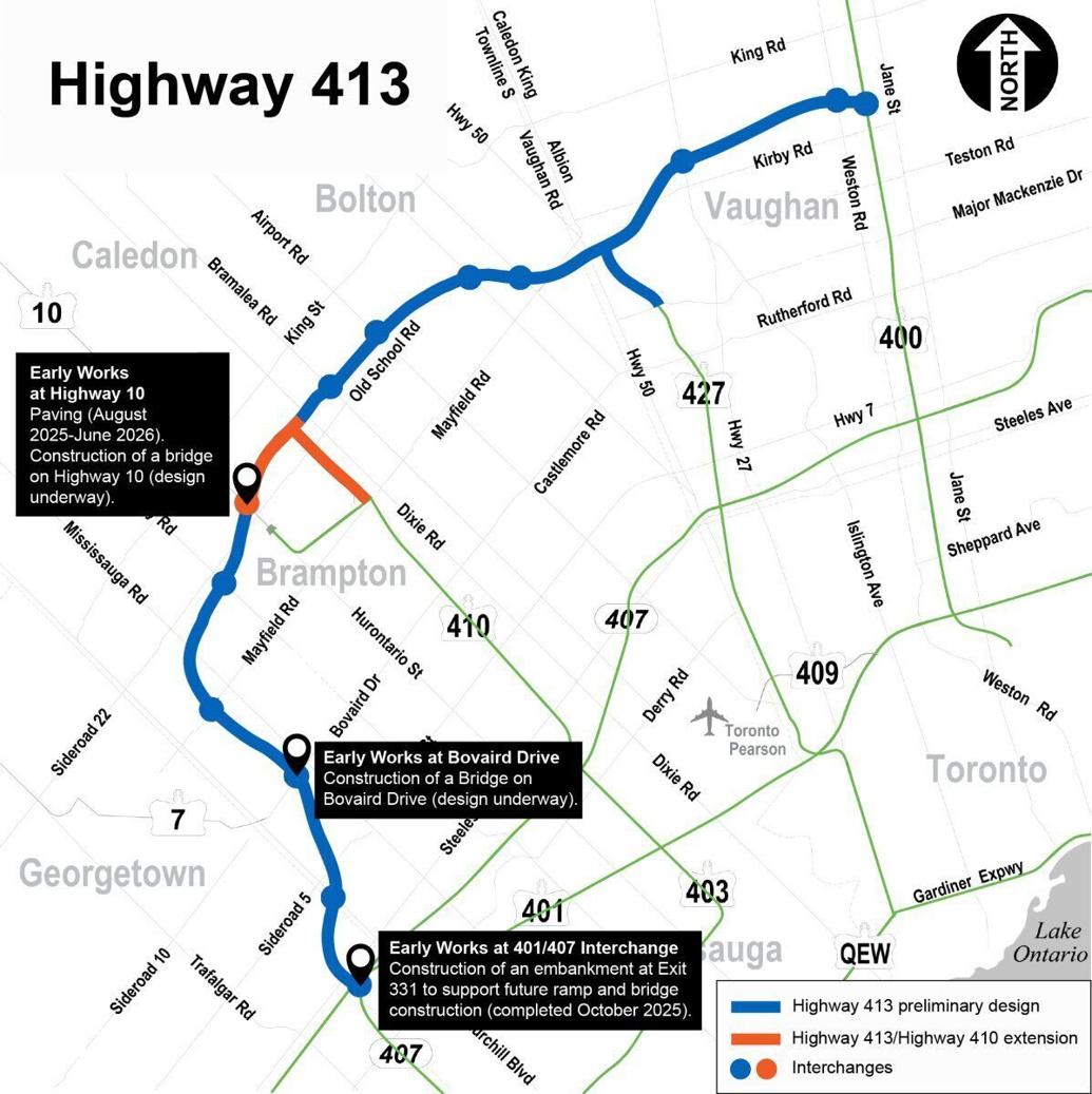 Ontario looking for designers for Hwy. 413 project