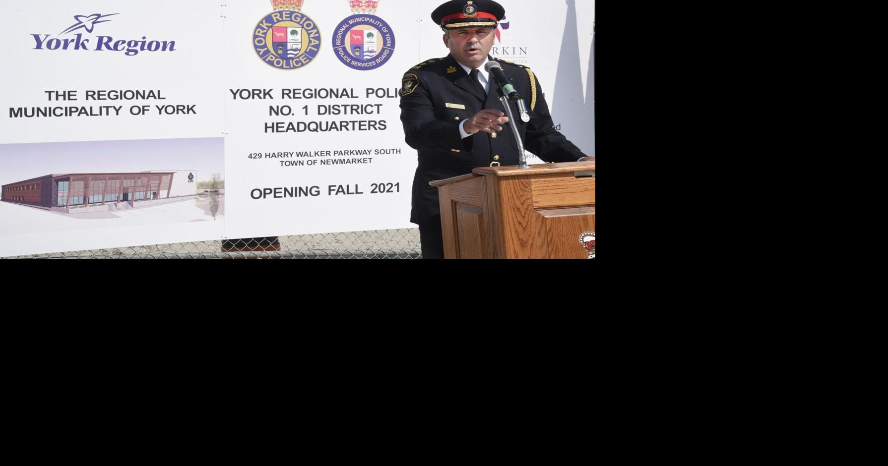 York Regional Police break ground on new 1 District Newmarket headquarters