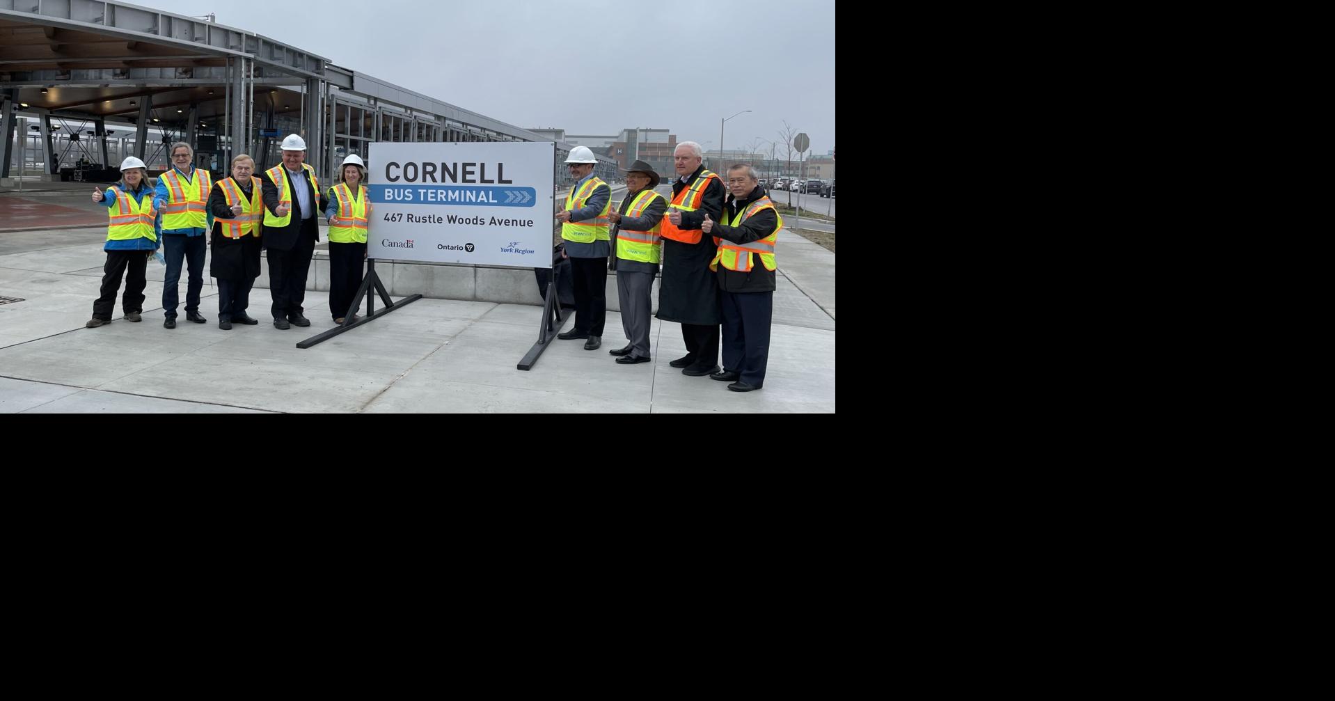 Cornell bus terminal to open this summer to connect YRT, Durham Transit