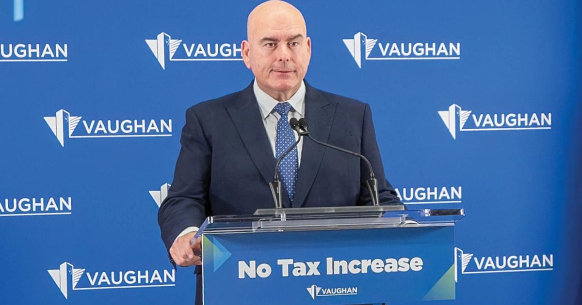 Danny Desantis Vaughan’s 2026 budget proposes 0% property tax increase