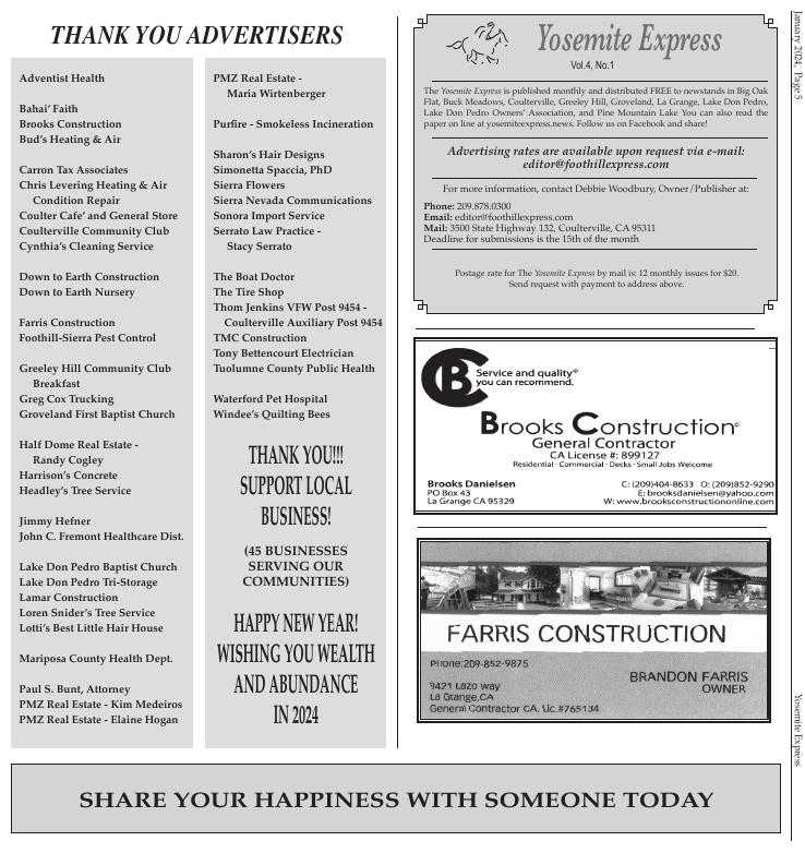 Page YOSEMITE EXPRESS JANUARY 2024 PAGE 6 FINAL E Edition   65986ce73e48f.fullsize Img 