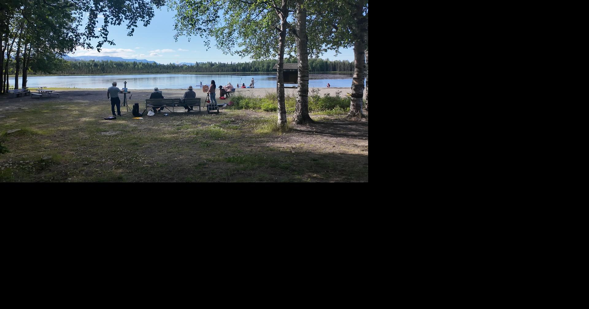 Anchorage locals and tourists alike celebrate the Fourth of July