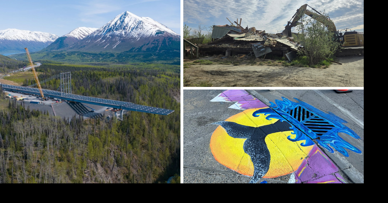 AROUND ALASKA: Bridge Launch, Shelter Demo, and Drain Art!