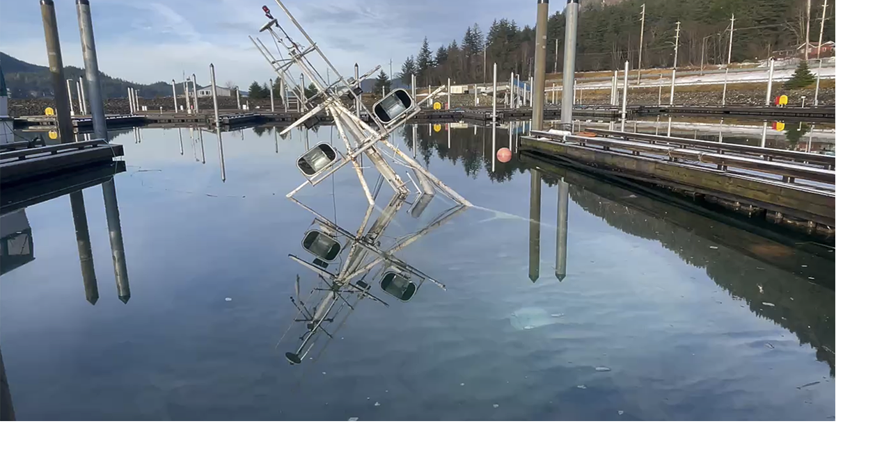 Record snowstorm and high winds in Juneau sink nearly a dozen harbor vessels