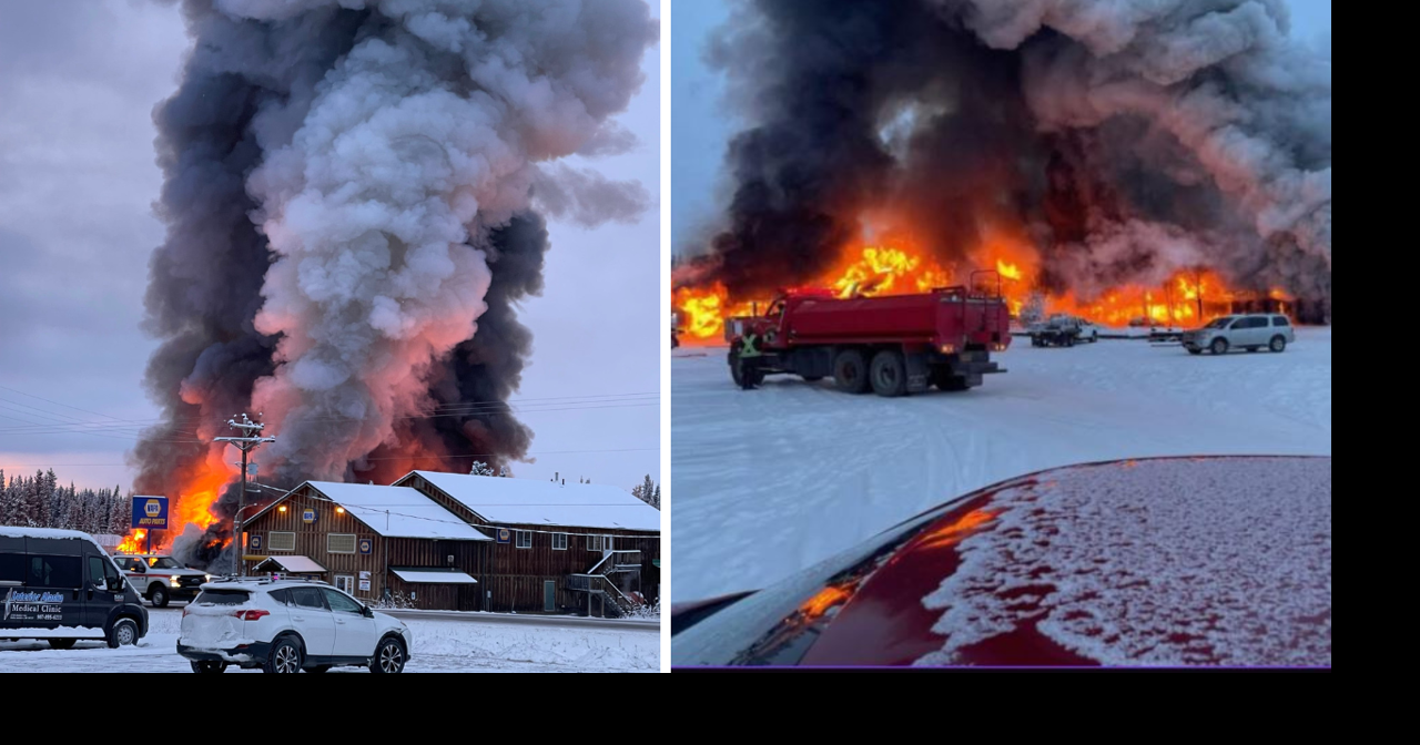 Fire destroys Caribou Hotel in Glennallen; all occupants escape safely ...