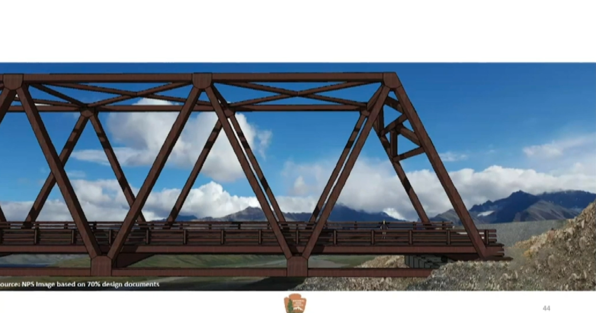 Pretty Rocks Bridge Denali National Park: Bridge construction underway to mend Pretty Rocks ...