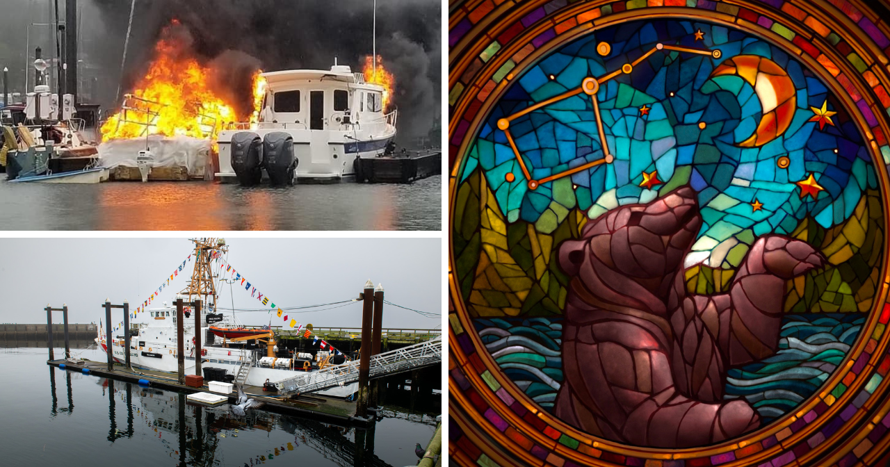 AROUND ALASKA: Fire on the Water, Decommissioned, and 'Bear' - Vimarsana News