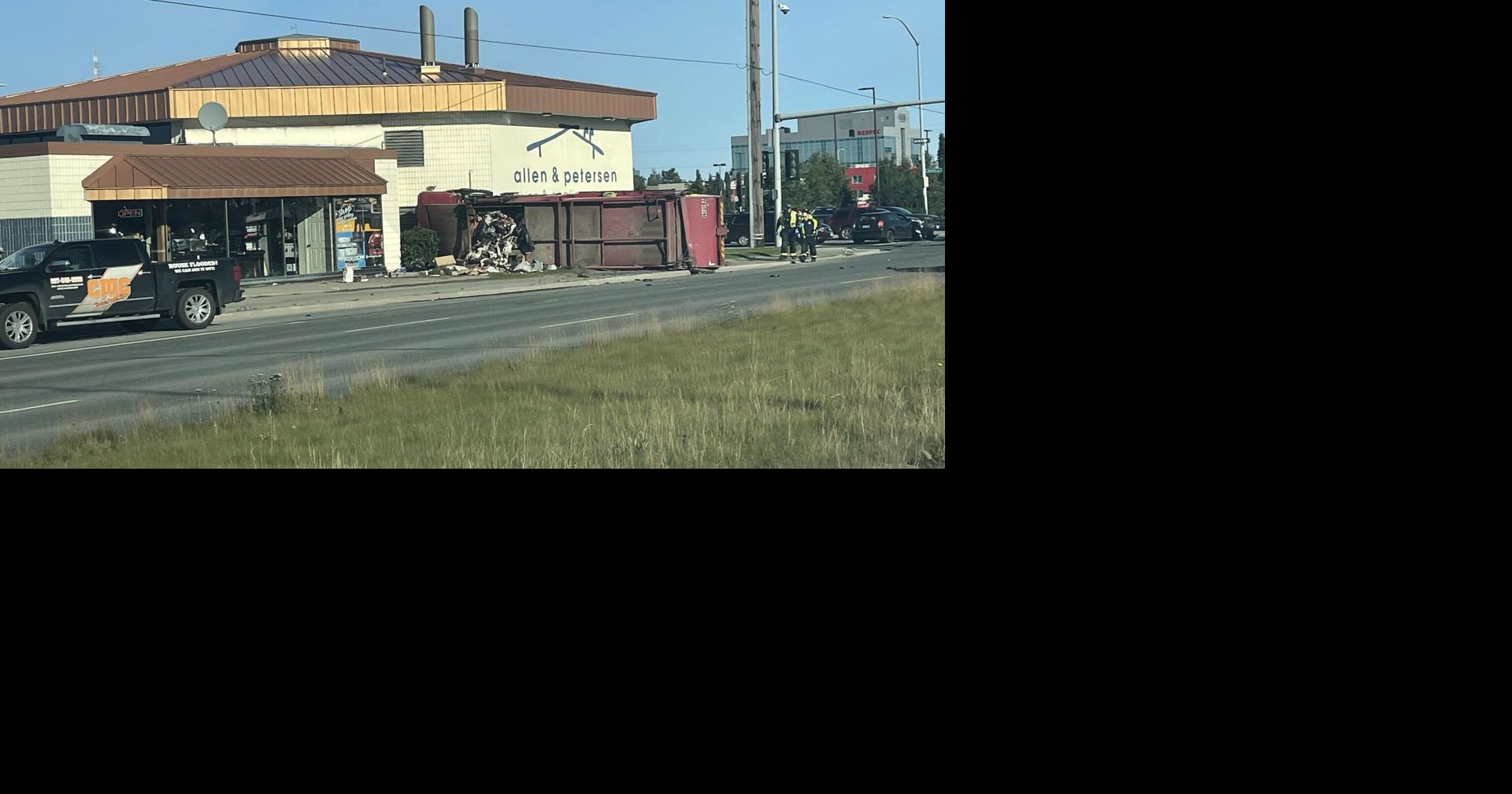 Investigation underway after truck crashes into Anchorage appliance store