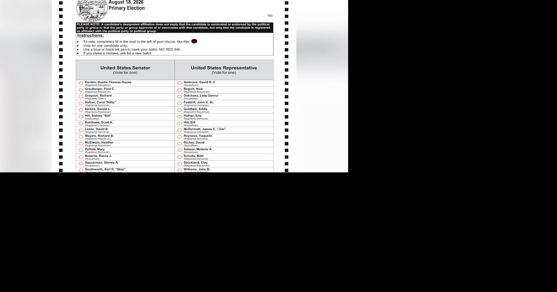 Crowded Alaska primary features races, limit campaign finance vote
