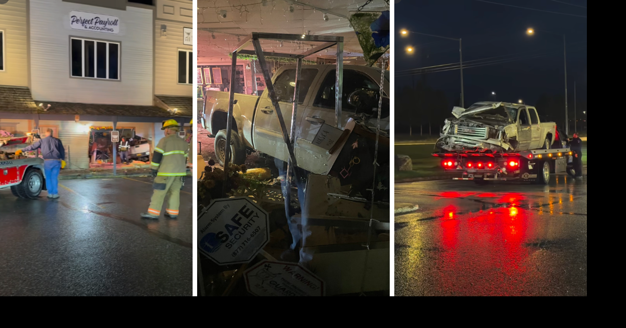 VIDEO: Wasilla business cleaning up after truck crashes through front ...