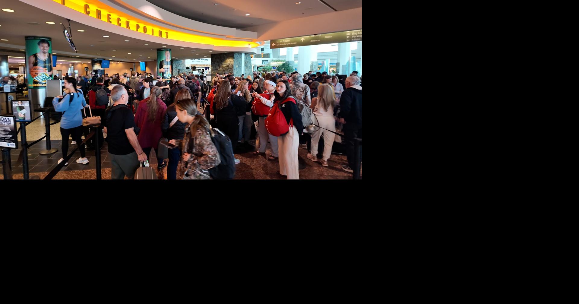 Anchorage airport travelers face holiday TSA delays