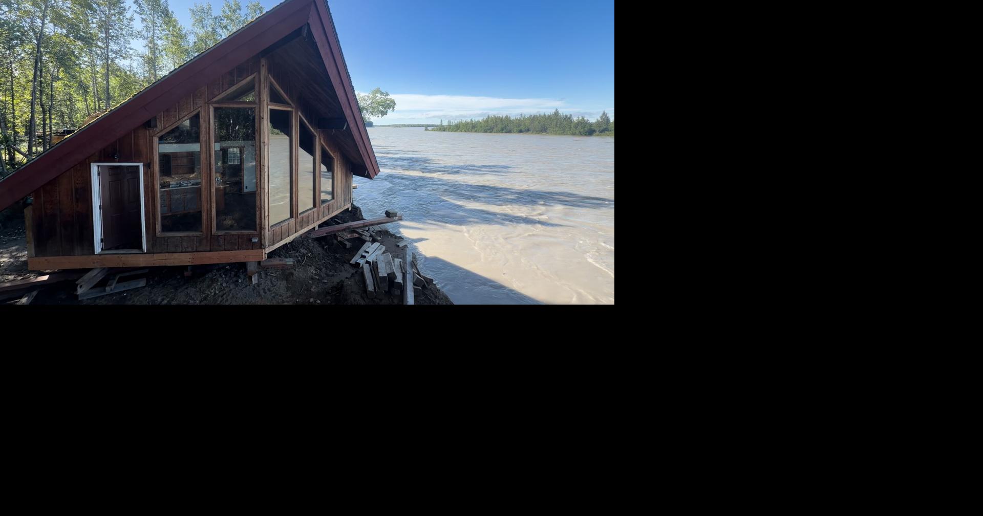 Alaska Flooding Crisis: Talkeetna Loses 40 Feet of Riverbank in Days