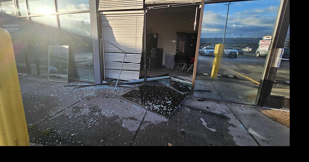 Car crashes into Anchorage dialysis center, leaving building damaged