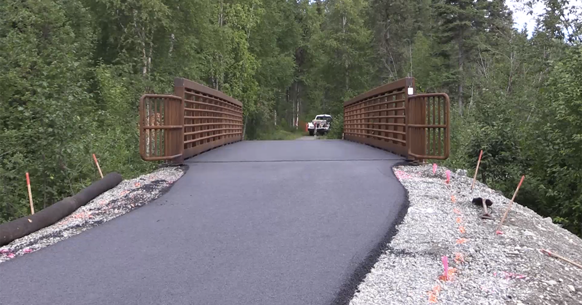 New Campbell Creek Trail bridge in Anchorage nears completion | Local ...