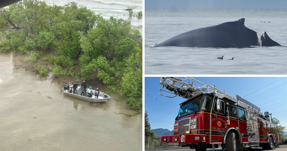 AROUND ALASKA: Whale Injury, Boater Rescue, and Firetruck Upgrade!
