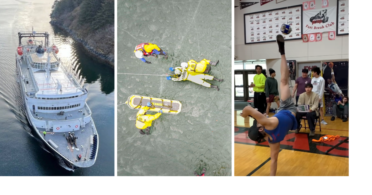 AROUND ALASKA: Ferry Returns, Ice Training, and High-Kicking! | Around ...