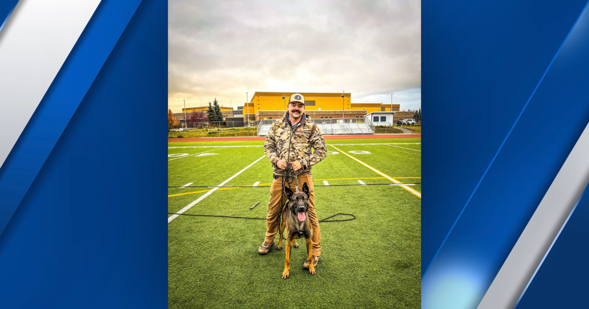 Alaska State Troopers welcome new K9 Valentino from the Netherlands