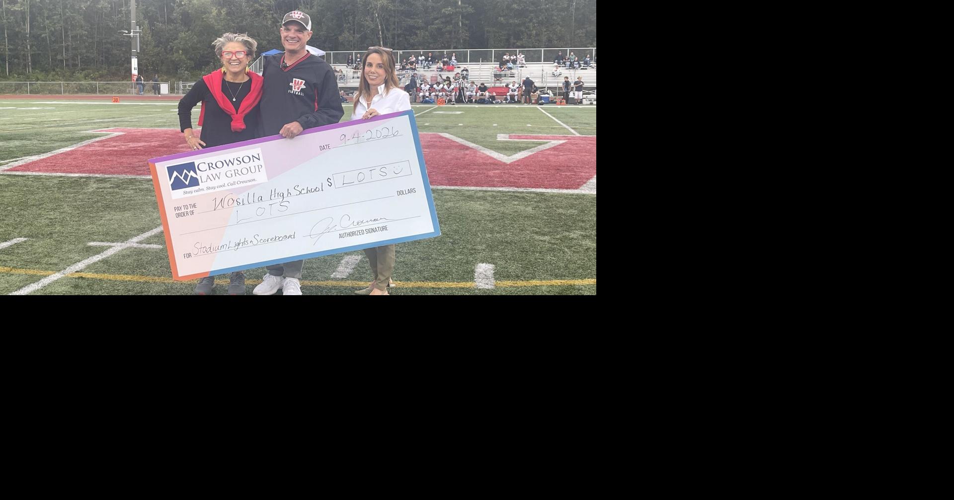 Wasilla High School Field Gets $250K Boost for New Lights, Scoreboard