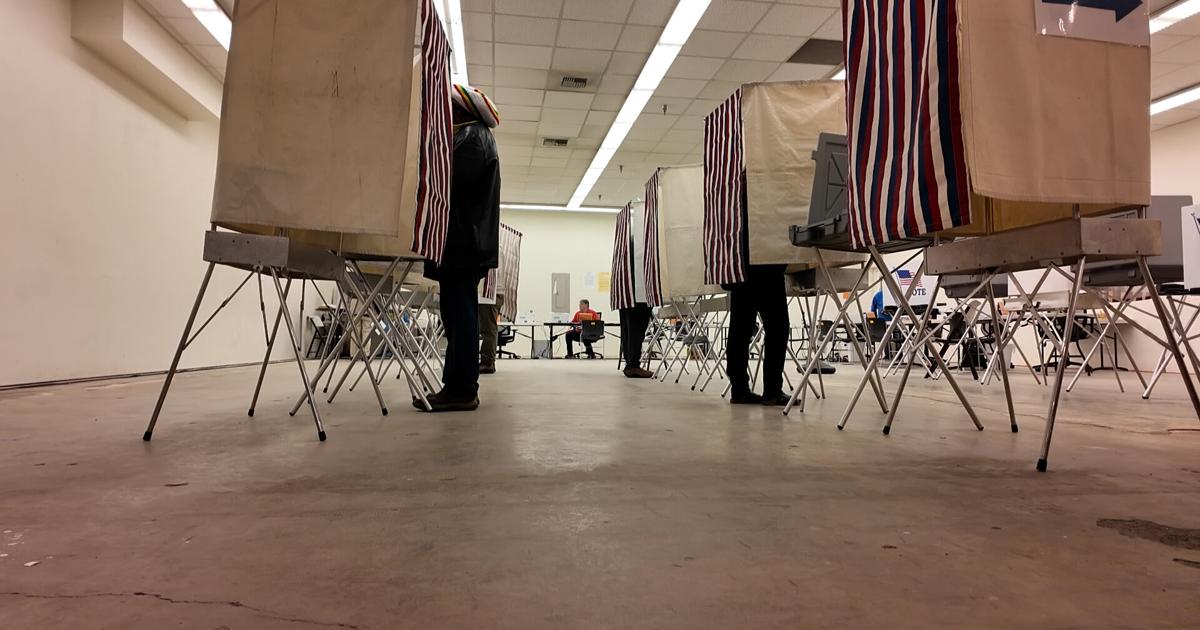 Anchorage voters cast early ballots at new Midtown Mall location