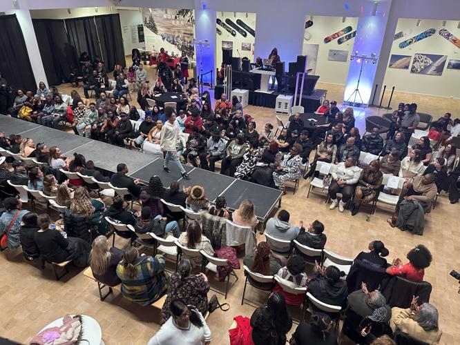 ALASKA BLACK BUSINESS EXPO FASHION SHOW PACKED HOUSE