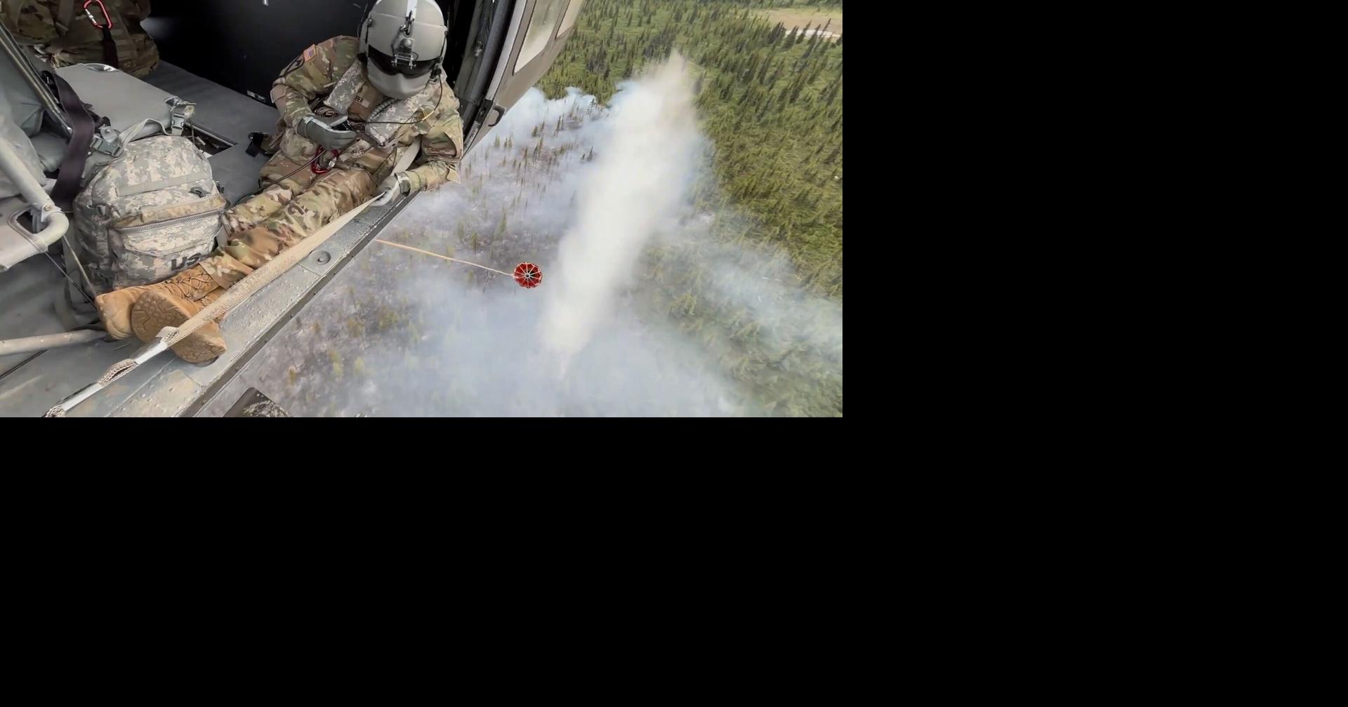 Crews fight back as wildfires burn across Alaska