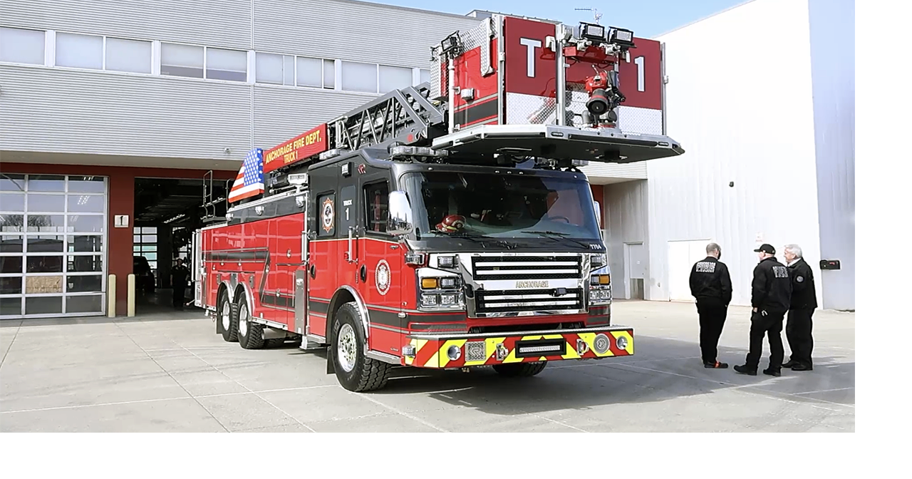 Anchorage Fire Department upgrades fleet with new aerial truck | Local ...