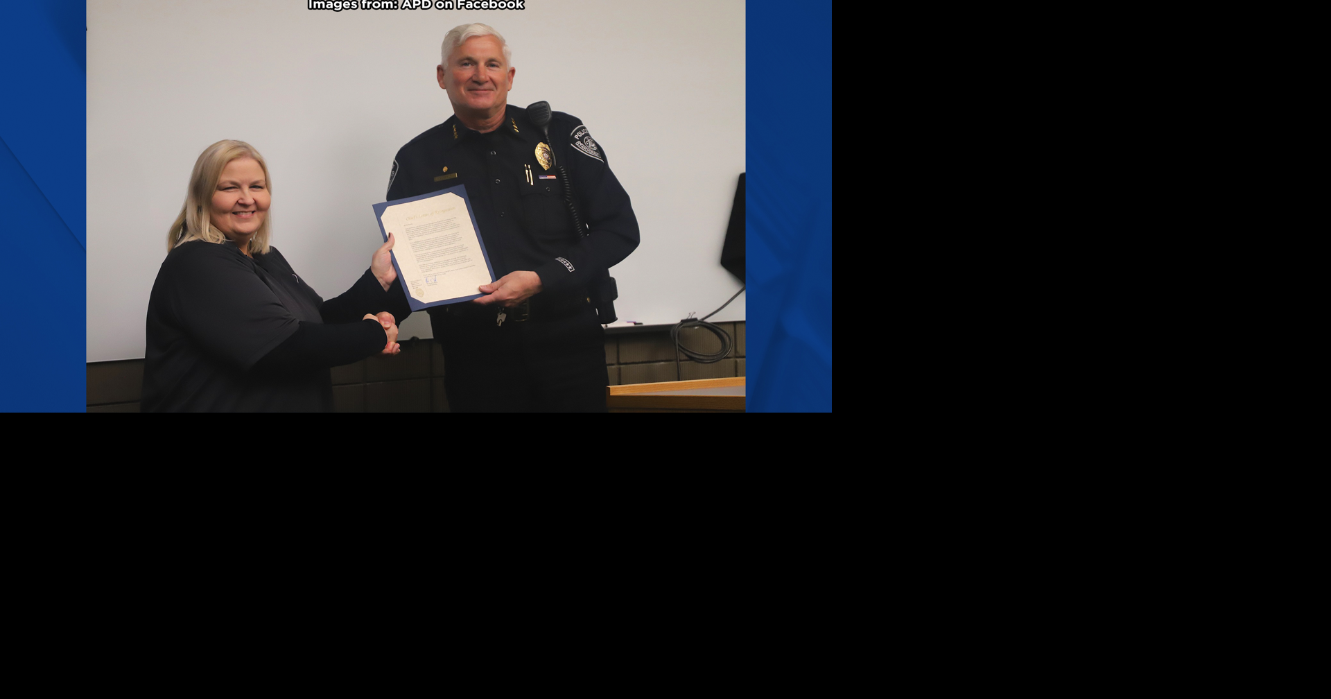 Hometown Heroes: APD clerk recieves Letter of Recognition | Community ...