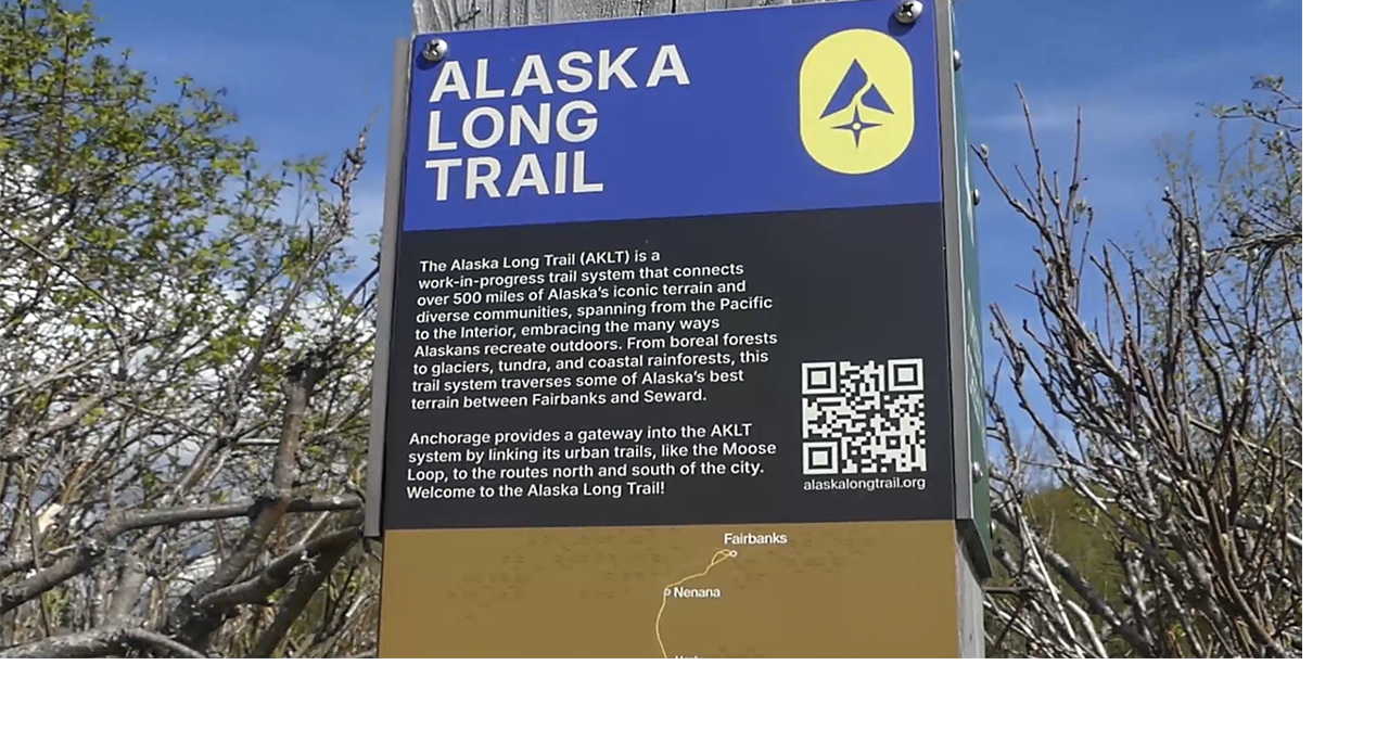 New Alaska Long Trail signs spotlight community trail connections in Anchorage