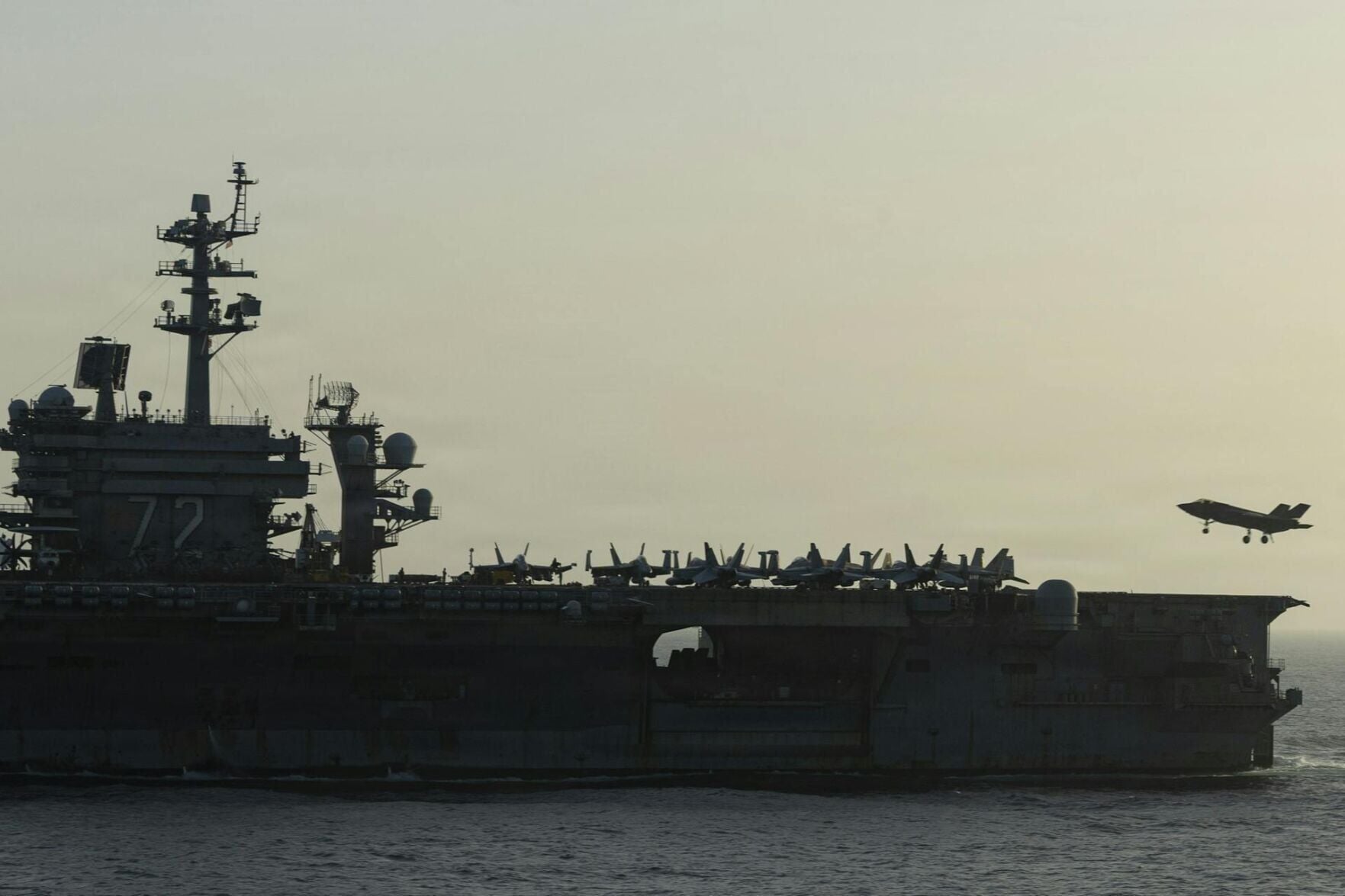<a href="https://www.youralaskalink.com/news/national/the-uss-abraham-lincoln-conducts-blockade-operations-on-april-16-2026-in-the-arabian-sea/image_fe8afa5e-8104-5717-9035-89a66115d3af.html" target="_blank">The USS Abraham Lincoln conducts blockade operations on April 16, 2026, in the Arabian Sea.</a>