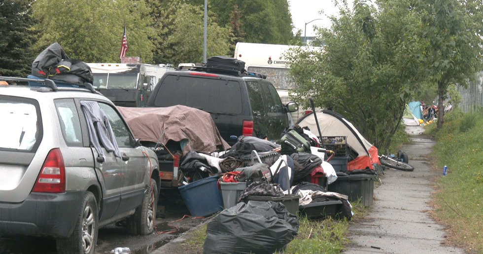 Some businesses are frustrated with homeless camp on Fairbanks Street in Anchorage - Vimarsana News